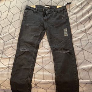 Abercrombie black skinny jeans